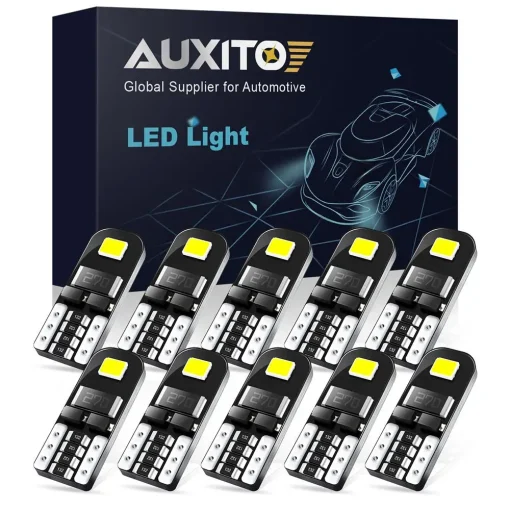 AUXITO 10P W5W T10 LED Canbus