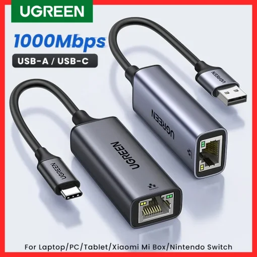 Adaptador Ethernet UGREEN USB USB 3.0 para RJ45 LAN