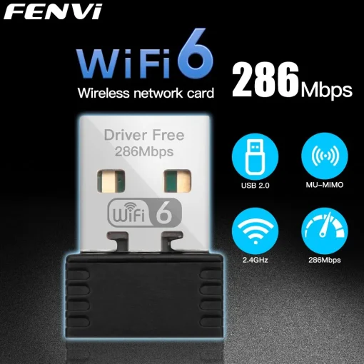 Adaptador FENVI WIFI 6 AX286