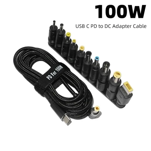 Adaptador de alimentação Type C Dc de 100 W