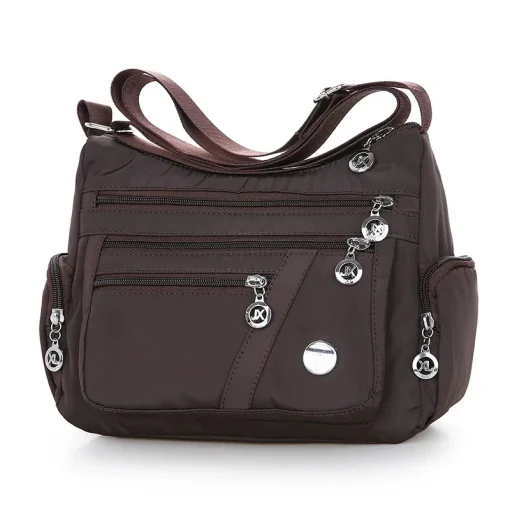 Bolsa de Ombro Oxford Impermeável Casual Yogodlns