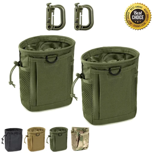 Bolsa de despejo MOLLE, bolsa de recuperação de carregadores, cinto, pochete, coldre ajustável