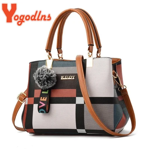 Bolsa feminina nova de luxo Yogodlns