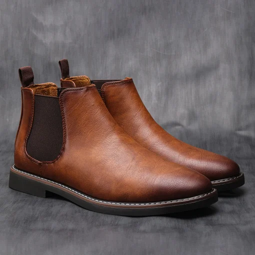 Botas Chelsea Retrô Homens Conforto