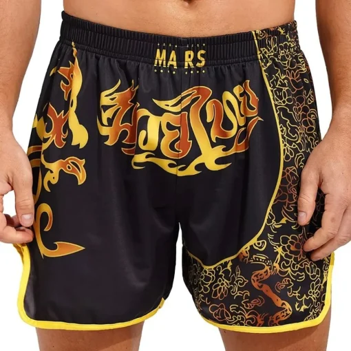 Boxer e Calções Muay Thai Esportes MMA Treinamento