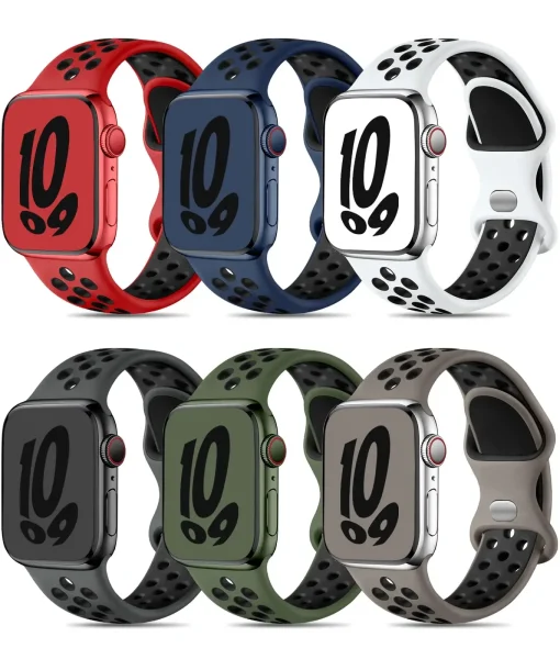 Braceletes de silicone para Apple Watch 44mm 45mm 41mm 49mm