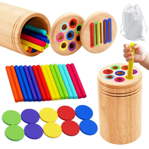 Brinquedos de Madeira Montessori e Montessori