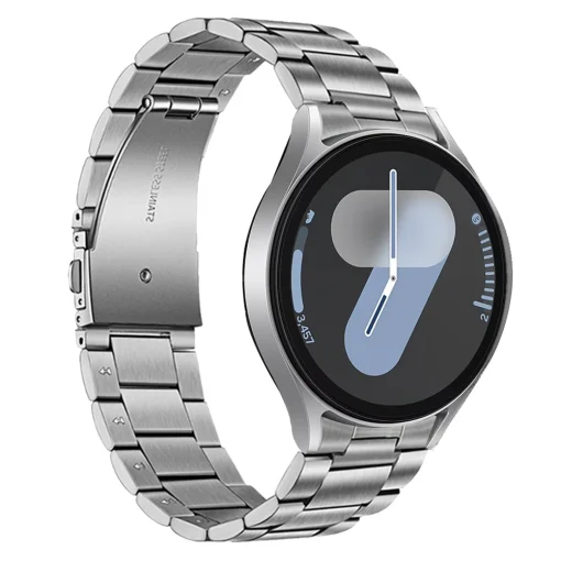 C. pulseira met. Samsung Galaxy Watch