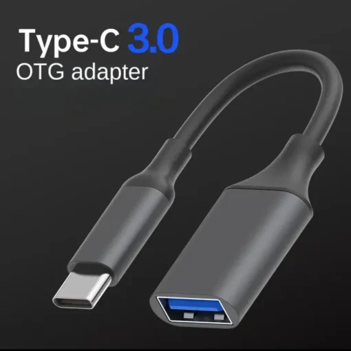 Cabo Adaptador Tipo C OTG USB para Tipo C