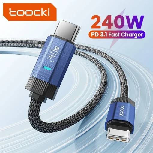 Cabo USB C para USB Tipo C Toocki 240W