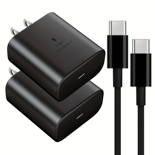 Cabo de carregador ultrarrápido de 45W para Samsung, Tipo C, USB C, para Android, bloco adaptador de energia, para Samsung Galaxy S23