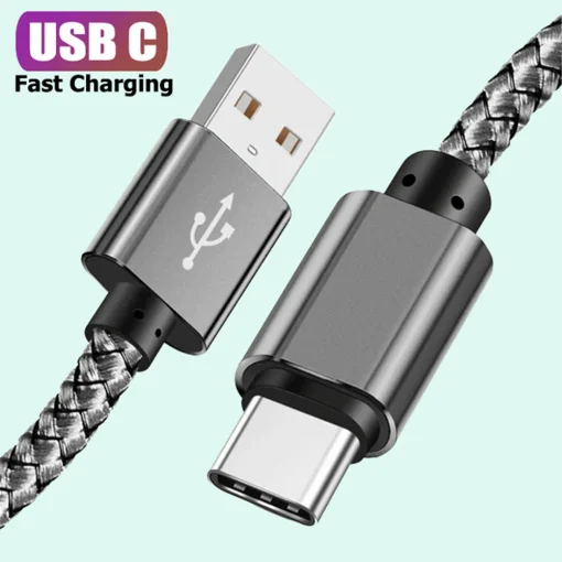 Cabo de carregamento USB A para Tipo C 2A