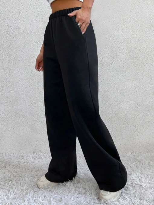 Calça feminina quente de outono e inverno