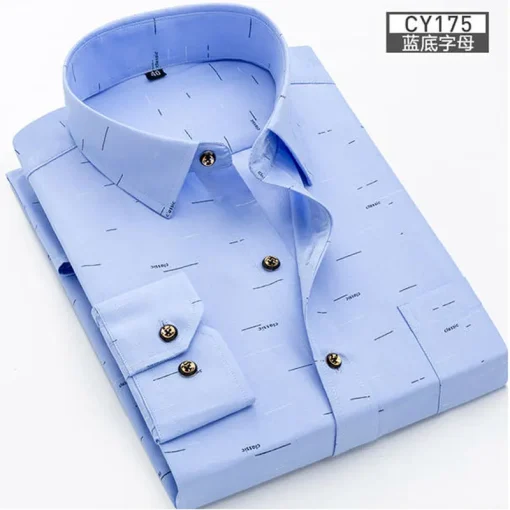 Camisas masculinas manga longa, fina primavera verão