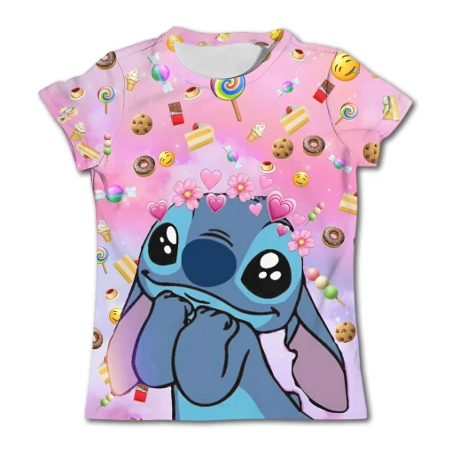 Camiseta Disney Stitch meninas 3-4A