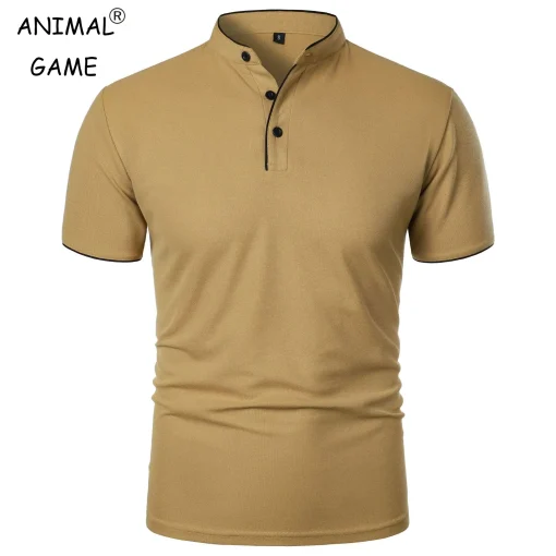 Camiseta Polo Manga Curta Masculina Casual