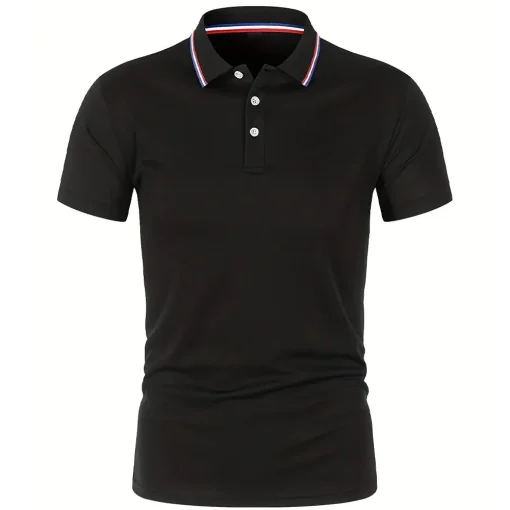 Camiseta Polo Masculina Casual 2023