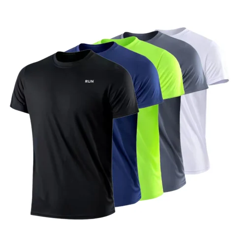 Camiseta malha academia corrida esportiva leve