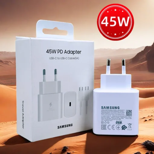 Carregador Original Samsung 45W EU Certificado