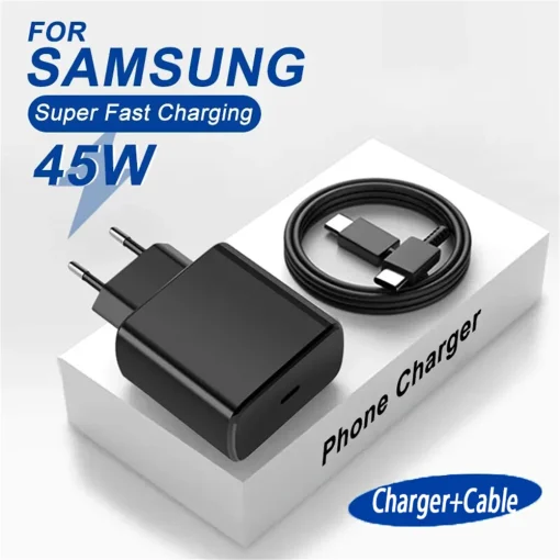 Carregador USB C 45W Super Rápido PD