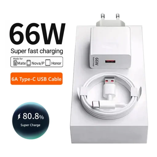 Carregador de parede UE super rápido 6A 66W