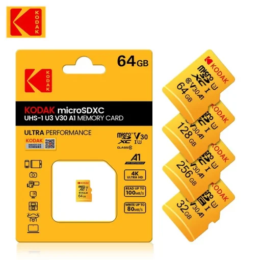 Cartão de Memória Kodak Micro SD Mini SD Class10