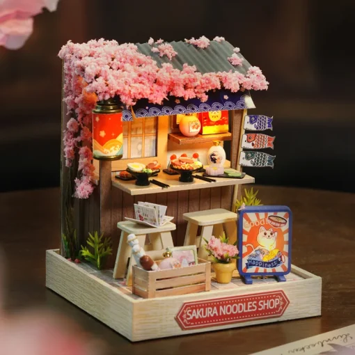 Casinha de Boneca em Miniatura para Construir