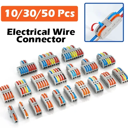 Conector de bloco de terminais para fios elétricos