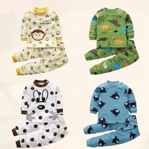 Conjunto infantil de roupa de inverno