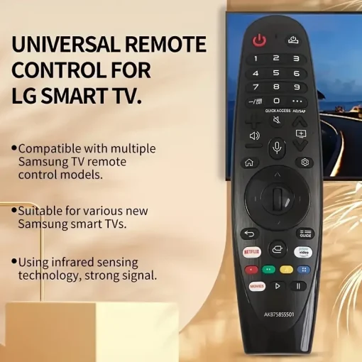 Controle Remoto AKB75855501 para LG Smart TV