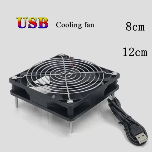 Cooler ventila. 8-12cm 5V USB