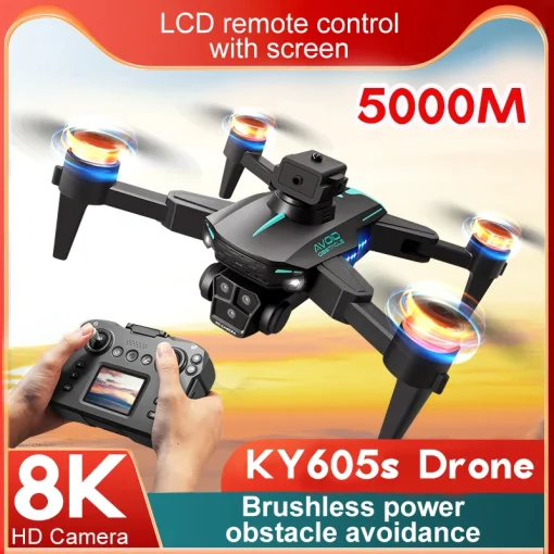 Drone KY605S Novo com tela 8K