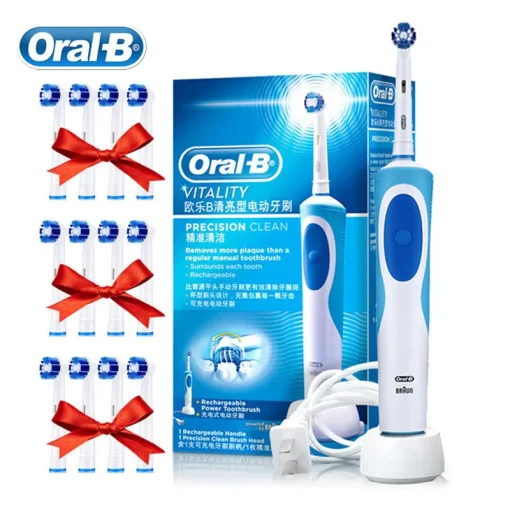 Escova Elétrica Oral B Rotação Limpeza Oral 3D