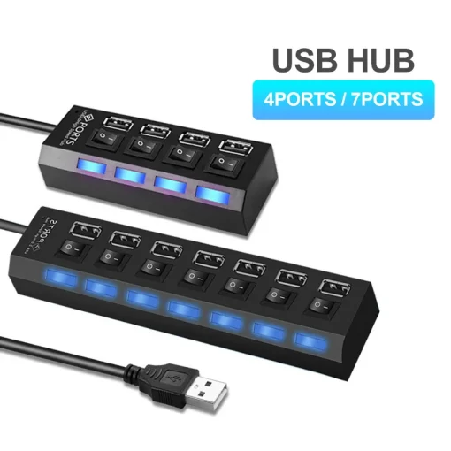 HUB USB com 47 Portas Expansor Múltiplo