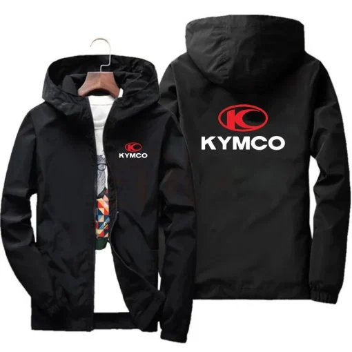 Jaqueta com zíper de moda outono da KYMCO