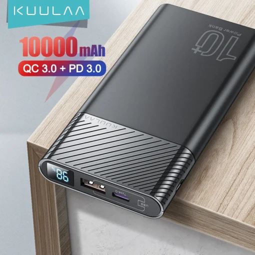 KUULAA Power Bank 10000 mAh QC PD