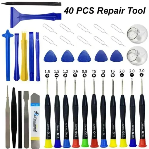 Kit de ferramentas de reparo para celular 40 em 1