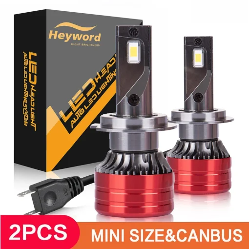 Lâmpadas LED para farol de carro H4 H7 H11 9005 9006 H1