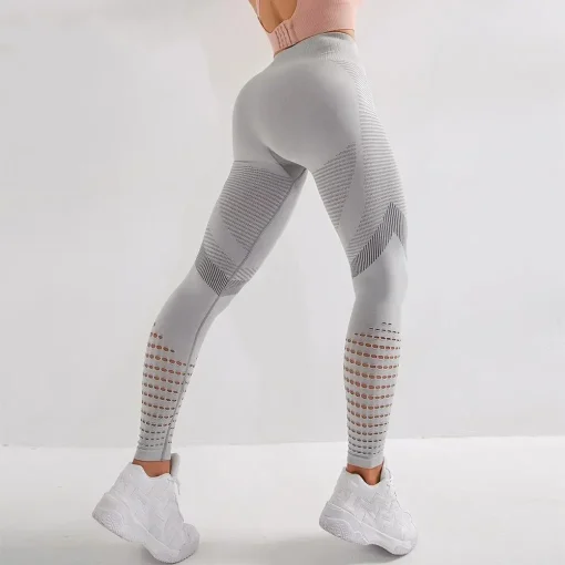 Leggings Fitness Feminina Cintura Alta Sem Costura