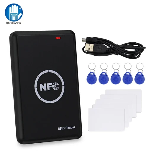 Leitorgravador de cartão inteligente NFC RFID, 125 KHz, 13,56 MHz