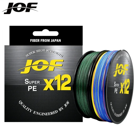 Linha de Pesca Multicolor JOF X12 500M 300M