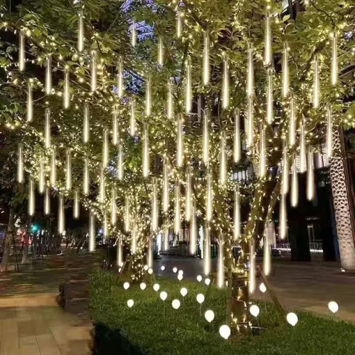 Luzes LED Meteoro com Efeito Chuva de Meteoros