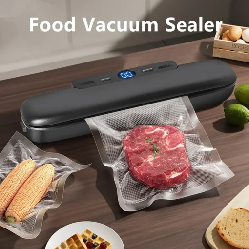 Máquina de Vaccum para Selar Alimentos com 10 Sacos