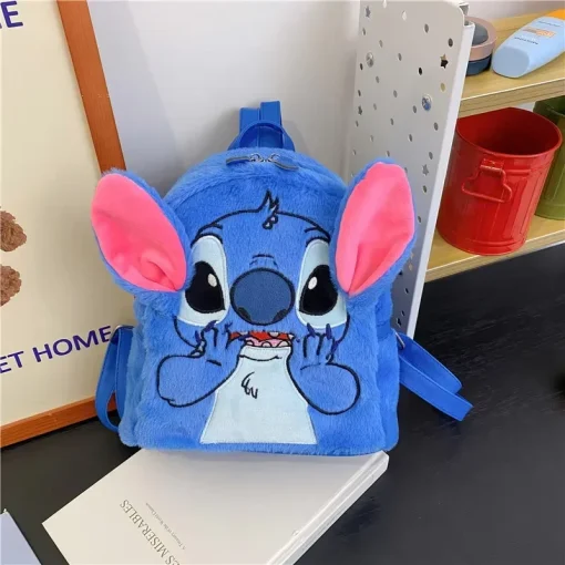 Mochila Infantil de Pelúcia Disney Stitch