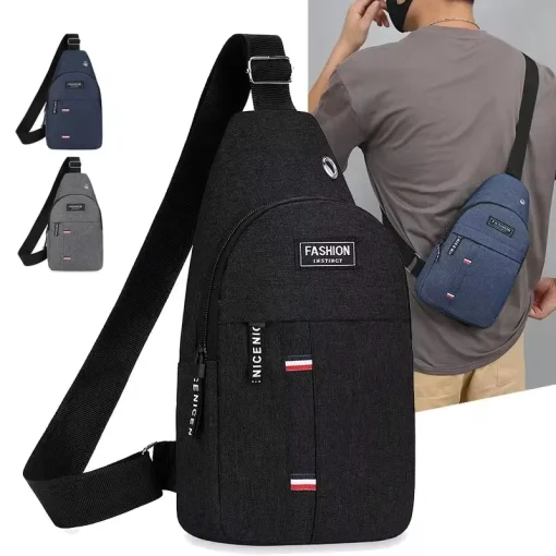 Mochila Peitoral Masculina Transversal