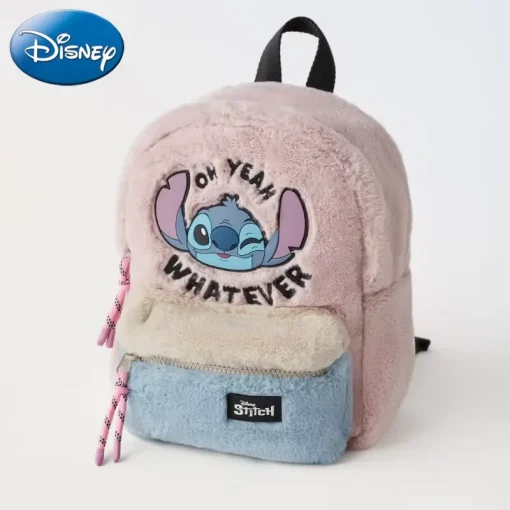 Mochila infantil color block Disney Stitch