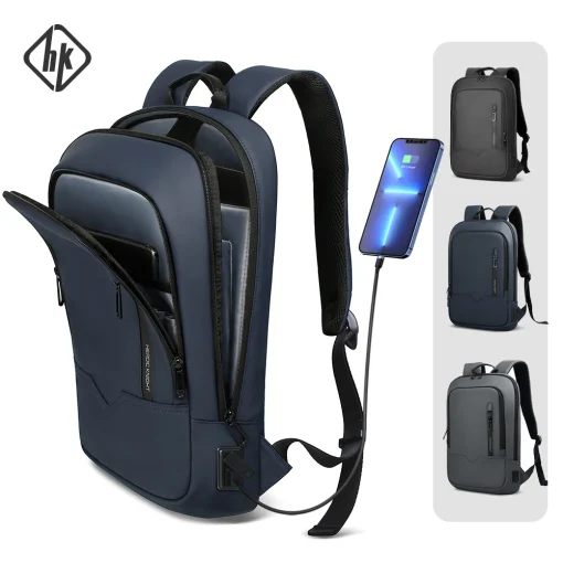 Mochila masculina fina HK p notebook 15,6