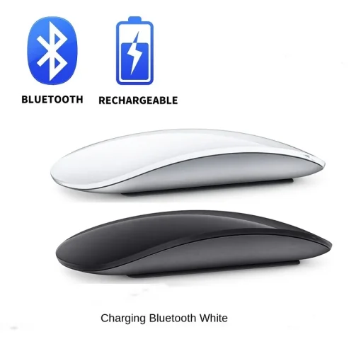 Mouse Bluetooth sem fio mágico silencioso recarregável