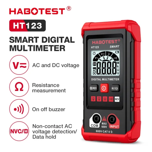 Multímetro digital inteligente HABOTEST HT123