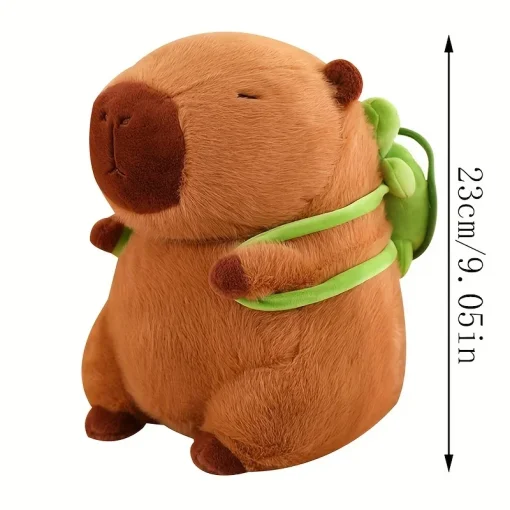 Pelúcia Capivara 23cm Boneca Fofa de Natal